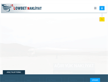 Tablet Screenshot of lowbetnakliyat.com
